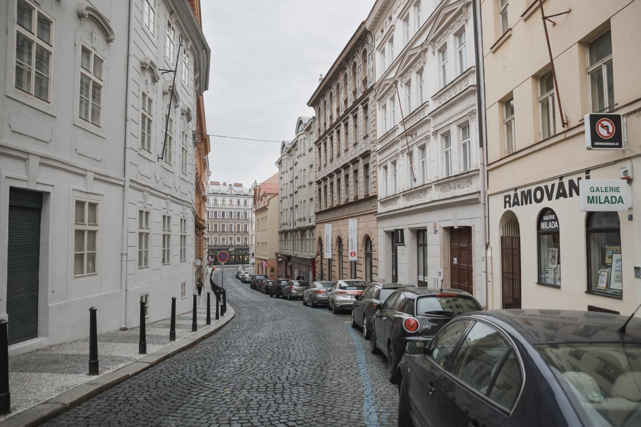 Skolska Winter Terrace Apartment Prag Exterior foto
